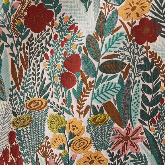 NWT Anthropologie Sunday in Brooklyn Floral Jacquard A-Line Midi Skirt S Petite - Picture 14 of 16